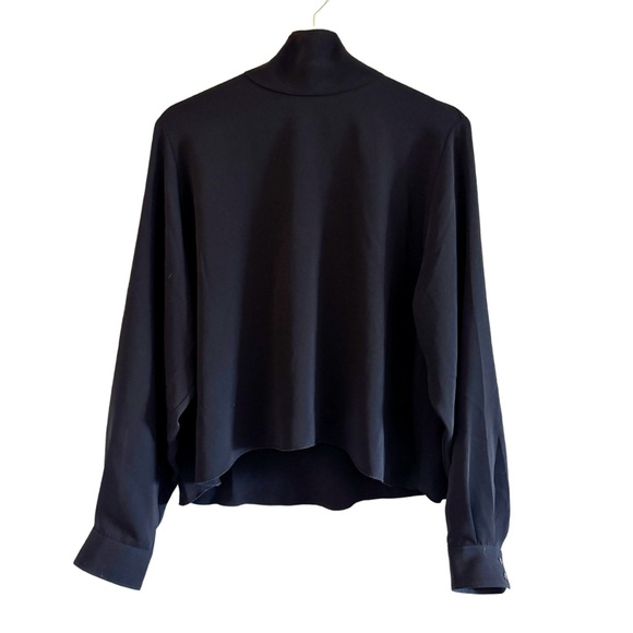 Aritzia Babaton Paul Blouse | Black | Size M - Picture 4 of 9